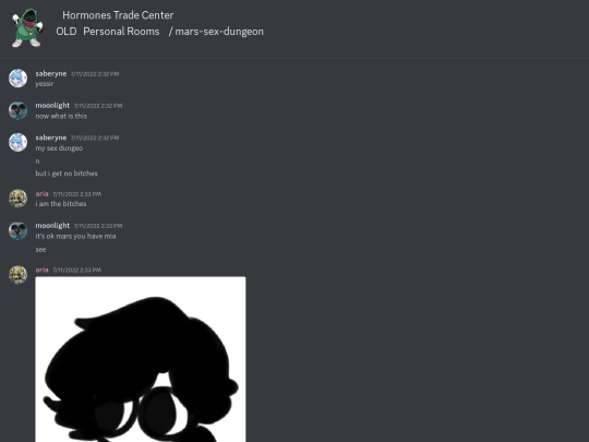 discord archives/🧦Hormones Trade Center👛 - OLD🧣Personal Rooms🧣 - mars-sex-dungeon [996121703522500618] screenshot